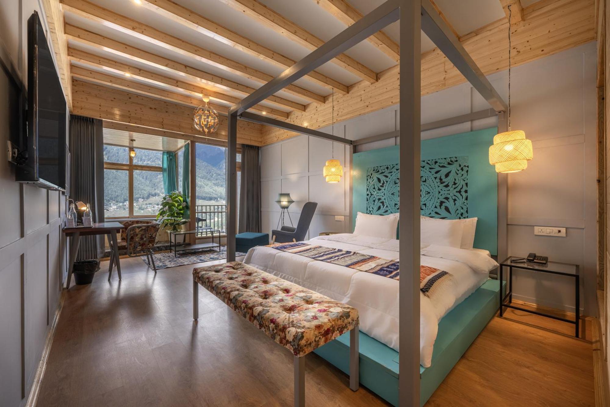 Отель Echor Himalayan Heights Luxe Manali Экстерьер фото