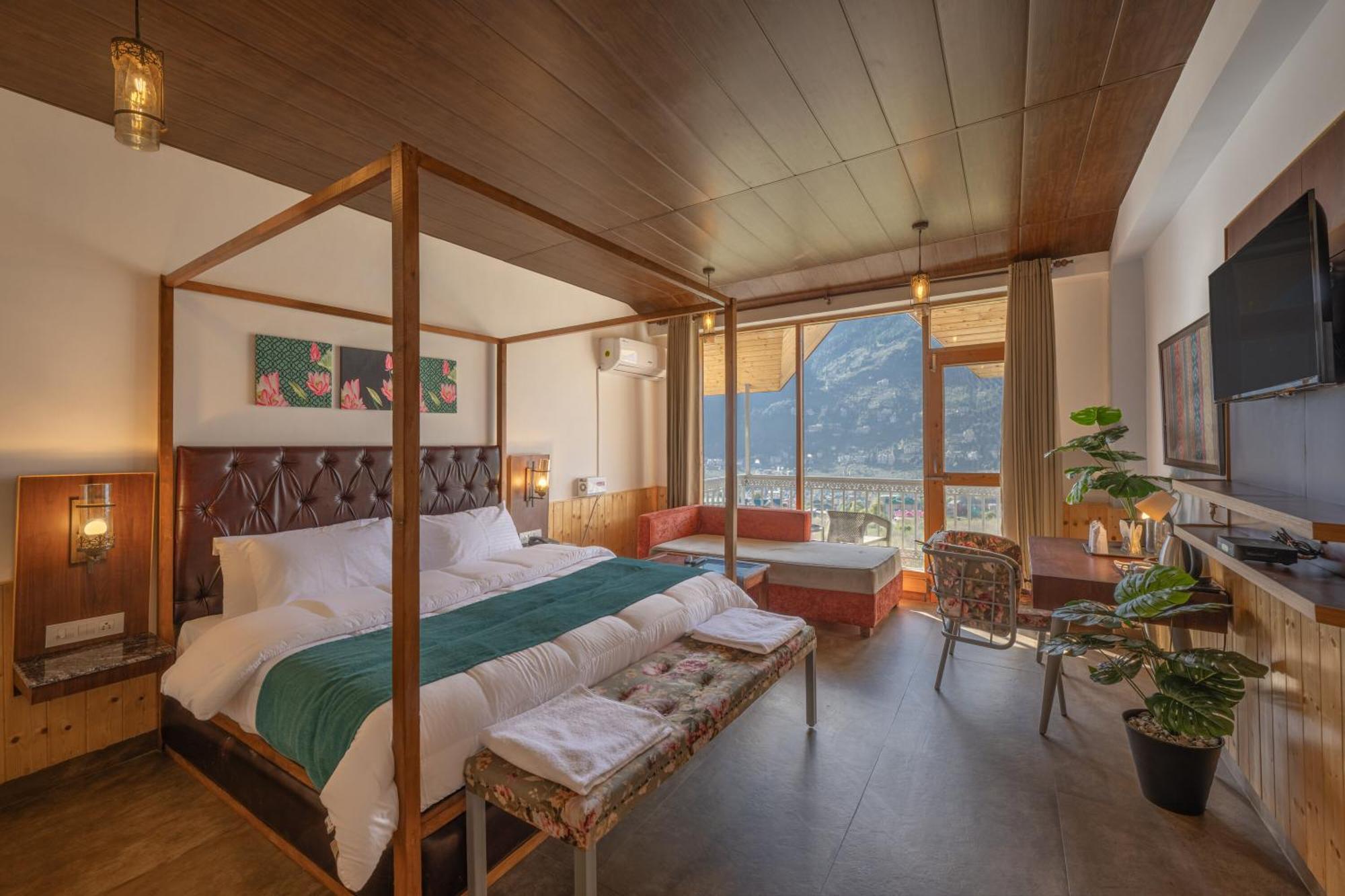 Отель Echor Himalayan Heights Luxe Manali Экстерьер фото
