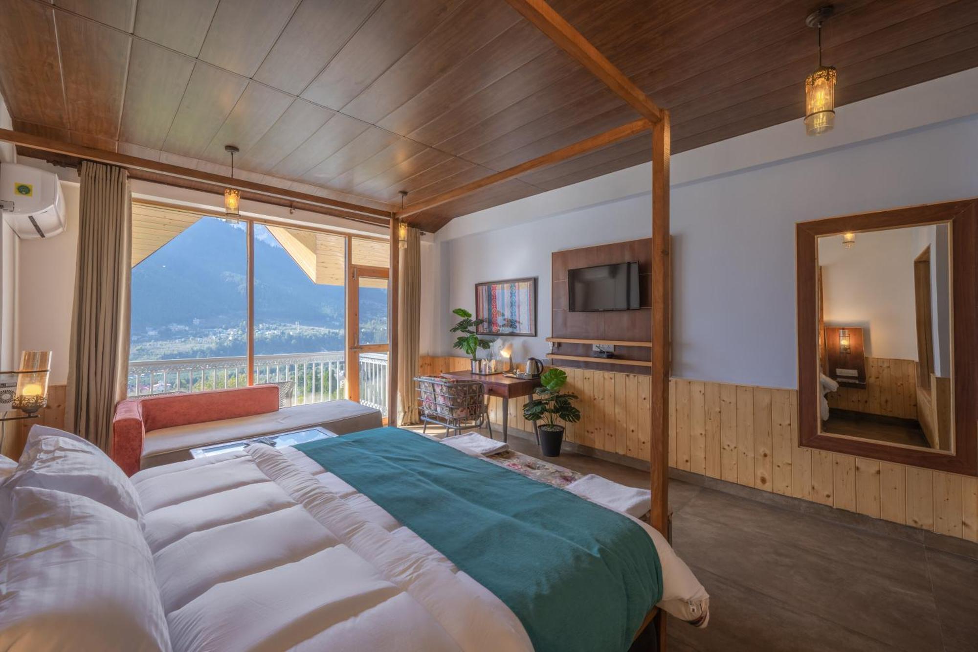 Отель Echor Himalayan Heights Luxe Manali Экстерьер фото